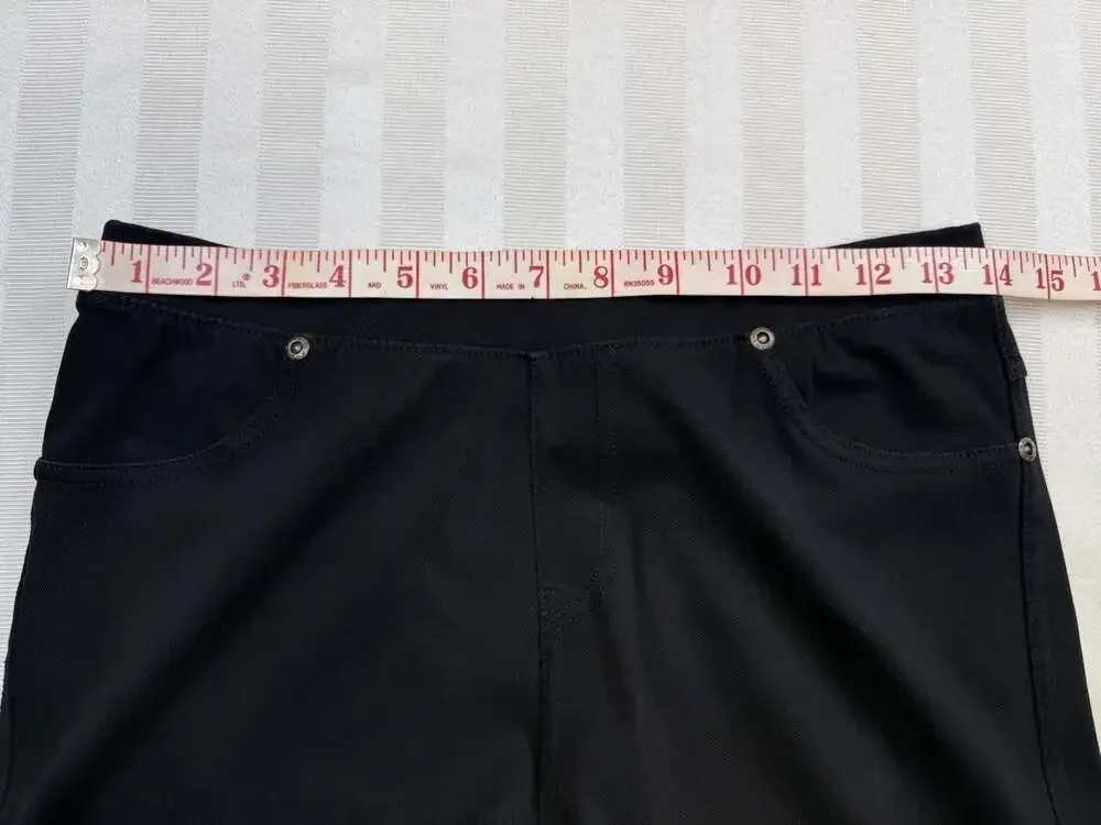 Lildy Skinny Fit High Rise Stretch Denim Jeggings Black Size S-M Back Pockets